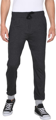 Fleximaa Self Design Men Grey Track Pants