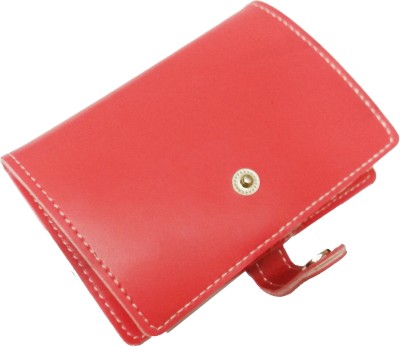ZIARO Card Holder 12 Card Holder(Set of 1, Red)