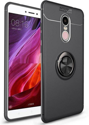 Cover Alive Back Cover for Mi Redmi Note 4(Black, Grip Case)