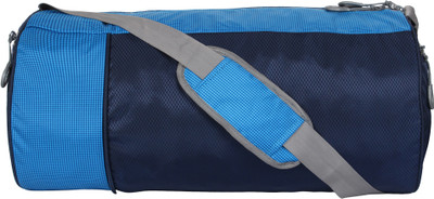 BAGS N PACKS (Expandable) BNP 068 Gym Duffel bag-Navy/Blue Check 15 L Duffel Without Wheels