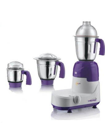 

Sunglan Hero-550 500 Mixer Grinder(Multicolor, 3 Jars)