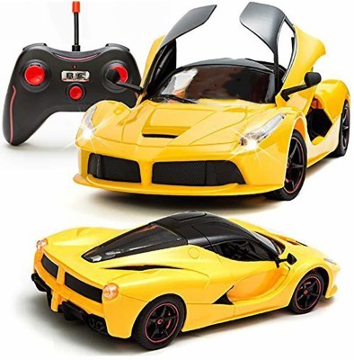 Webby Remote Controlled Super Car with Opening Doors(Yellow)