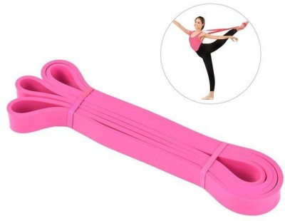 usi Women Fitness Stretch Workout Pull Up Latex Elastic Rubber Loop Rubber Resistance Tube(Multicolor)