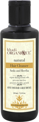 khadi ORGANIQUE Herbal Natural Amla & Reetha Hair Cleanser / Shampoo(210 ml)