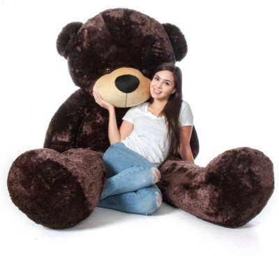 RVA 5 Feet Stuffed Spongy Hugable Imported Teddy Bear  - 152 cm(Chocolate)