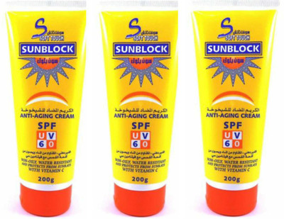Soft Touch Sunscreen - SPF 50 PA++ Sunblock Anti-Ageing cream with UV 60(600 g)