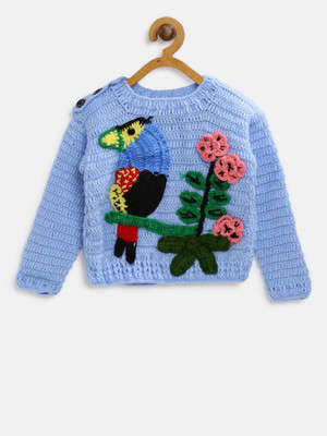 CHUTPUT Printed Round Neck Casual Baby Boys & Baby Girls Multicolor Sweater