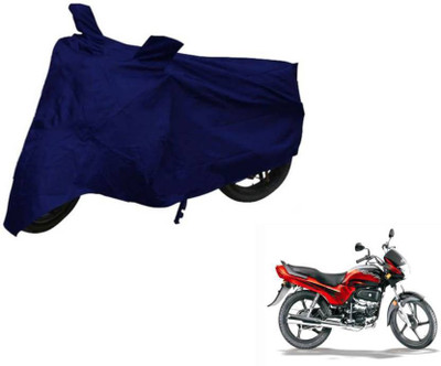 AutoRash Two Wheeler Cover for Hero(Passion Plus, Blue)