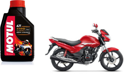 MOTUL 4T 7100 10W40 MA2 SYNTHETIC 34 Synthetic Blend Engine Oil(1 L)