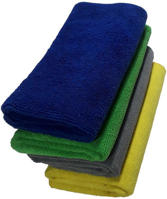 Palakshi Microfiber Vehicle Washing  Cloth(Pack Of 4, 280 GSM)