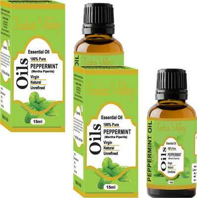 

Indus Valley Pure Virgin Peppermint Essential Oil - Twin Pack(30 ml)