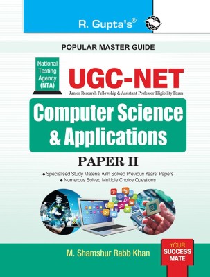 NTA-UGC NET/JRF: Computer Science & Applications (Paper II) Exam Guide(English, Paperback, M. Shamshur Rabb Khan)