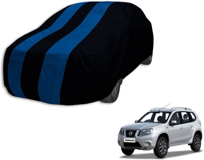 Gargi Traders Car Cover For Nissan Terrano (With Mirror Pockets)(Multicolor)