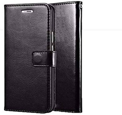 PAKME XUSIVE Flip Cover for Leather Wallet Flip Book Cover Case For Samsung Galaxy J7 Max(Black, Dual Protection)