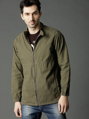 Roadster full sleeve outlet solid men's jacket