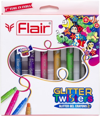 FLAIR Universal Gel Pen(Pack of 6, Ink Color - Multicolor)