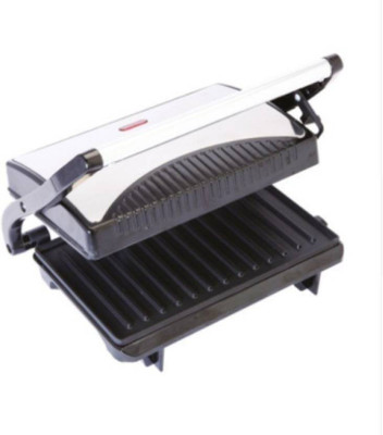 

Pigeon Sandwich Griller Open Grill(Silver, Black)