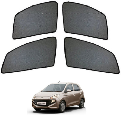 AuTO ADDiCT Rear Window Sun Shade For Hyundai Santro(Black)