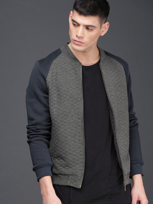 WROGN Full Sleeve Color Block Men Sweatshirt