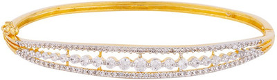 Voylla Brass Cubic Zirconia Gold-plated Bracelet