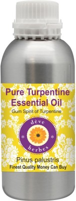 

Deve Herbes Pure Turpentine Essential Oil (Pinus palustris) 100% Natural Therapeutic Grade Steam Distilled(630 ml)