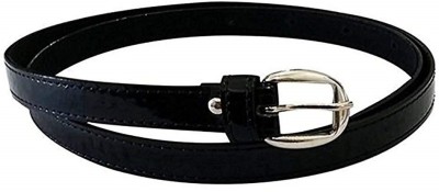 Kolva Women Casual Black Artificial Leather Belt