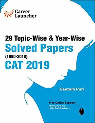 Cat (Common Admission Test) 2019 - 29 Topic-Wise & Year-Wise Solved Papers (1990-2018)(English, Paperback, unknown)