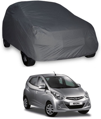 UDGHA Car Cover For Hyundai Eon (Without Mirror Pockets)(Grey)