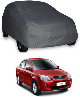 UDGHA Car Cover For Ford Ikon (Without Mirror Pockets)(Grey)