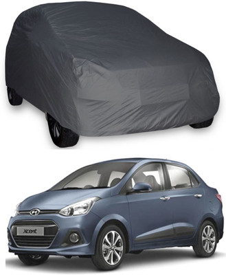 UDGHA Car Cover For Hyundai Xcent (Without Mirror Pockets)(Grey)