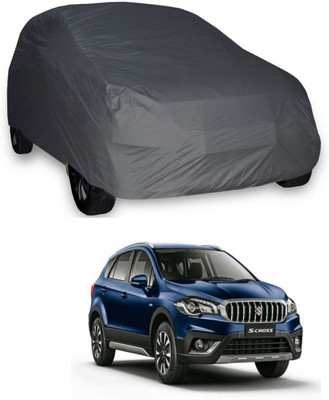 UDGHA Car Cover For Maruti Suzuki S-Cross (Without Mirror Pockets)(Grey)