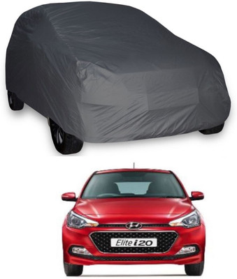 UDGHA Car Cover For Hyundai Elite i20 (Without Mirror Pockets)(Grey)