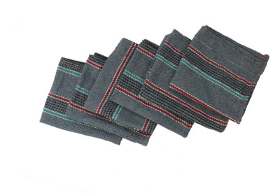 RAJ cotton Grey Cloth Napkins(6 Sheets)