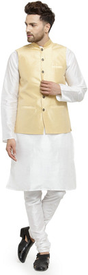 ABH Lifestyle Men Kurta Pyjama Ethnic Jacket Set