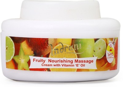 Indrani Cosmetics Fruity Massage Cream With Vitamin ‘E’ Oil 200 gm(200 g)