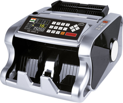 GOBBLER GB 8888-E Mix Note Value Counting Machine with Fake Note Detection Fully Automatic Note Counting Machine(Counting Speed - 1000 notes/min)