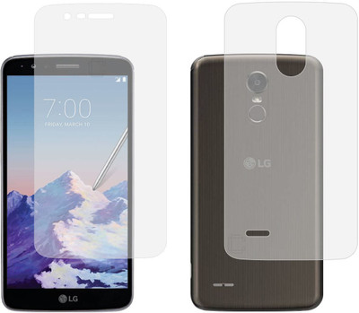CASE CREATION Front and Back Screen Guard for LG Stylus 3(Pack of 2)