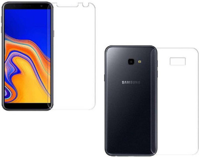 ELEF Front and Back Tempered Glass for Samsung Galaxy J4 Plus 0.2MM Flexible Tempered Glass With 9H Hardeness(Pack of 1)