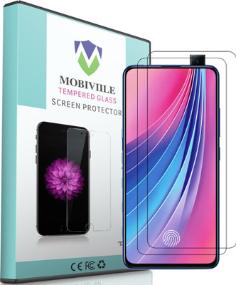MOBIVIILE Tempered Glass Guard for Vivo V15 (6.53 Inch Screen size)(Pack of 2)