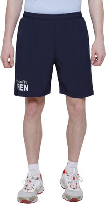 OFF Printed Men Blue Running Shorts