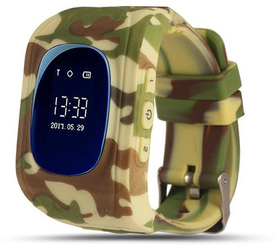 SeTracker Smart Watch for Kids- Military Color Smartwatch(Multicolor Strap S)