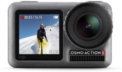 dji Osmo Osmo Action Sports and Action Camera(Grey, Silver, 12 MP)