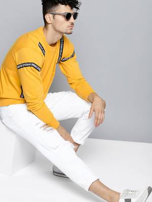 Kook N Keech Marvel Full Sleeve Solid Men Sweatshirt