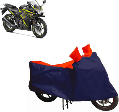 Auto Oprema Waterproof Two Wheeler Cover for Honda(CBR 250R, Blue, Red)