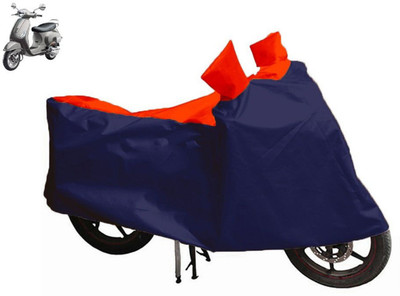 Auto Oprema Waterproof Two Wheeler Cover for Piaggio(Vespa SXL, Blue, Red)