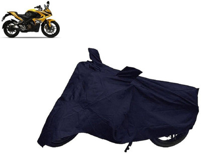 Auto Oprema Waterproof Two Wheeler Cover for Bajaj(Pulsar 200 NS DTS-i, Blue)