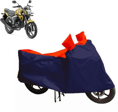 Auto Oprema Waterproof Two Wheeler Cover for Honda(CB Trigger, Blue, Red)
