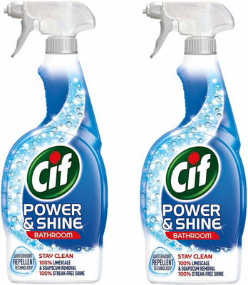 Cif Power And Shine Bathroom Cleaner 700ml Pack Of 2 Regular(2 x 700 ml)