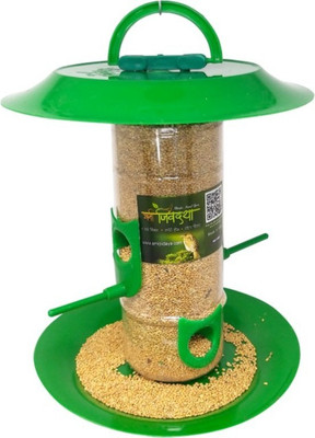 AMIJIVDAYA Window Bird Feeder Bird Feeder(Green)