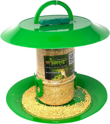 AMIJIVDAYA Window Bird Feeder Bird Feeder(Green)
